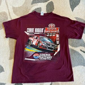 Sonoma raceway T-shirt 2014  Toyota Save Mart  XL GREAT GRAPHICS car race